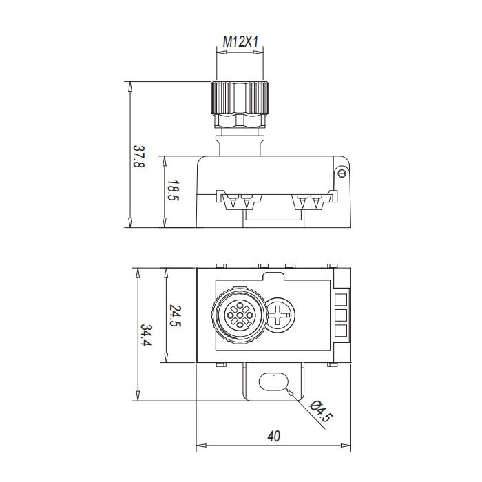 AS-i分線器、絕緣層刺破連接技術(shù)/M12母頭5Pin、 A扣、912909 