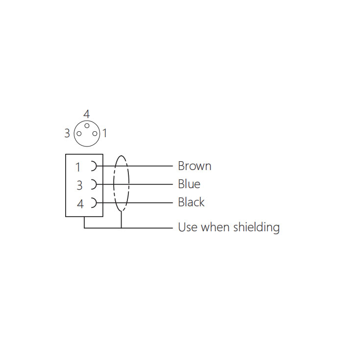 M8 3 Pin、Female flange socket、Board rear mount、63SA01-XXX