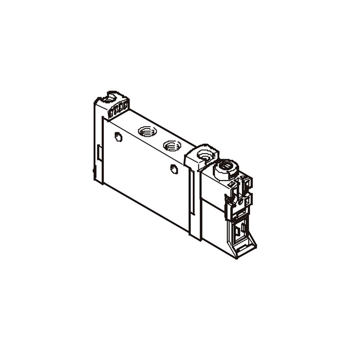 管式閥G1/4、兩位五通閥，雙電控，外先導、閥寬18 mm、 FV-L18-B52-ZT-G14、574439