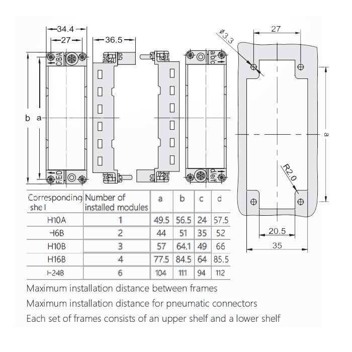 HM module framework、H16B-T4-F、09140160313