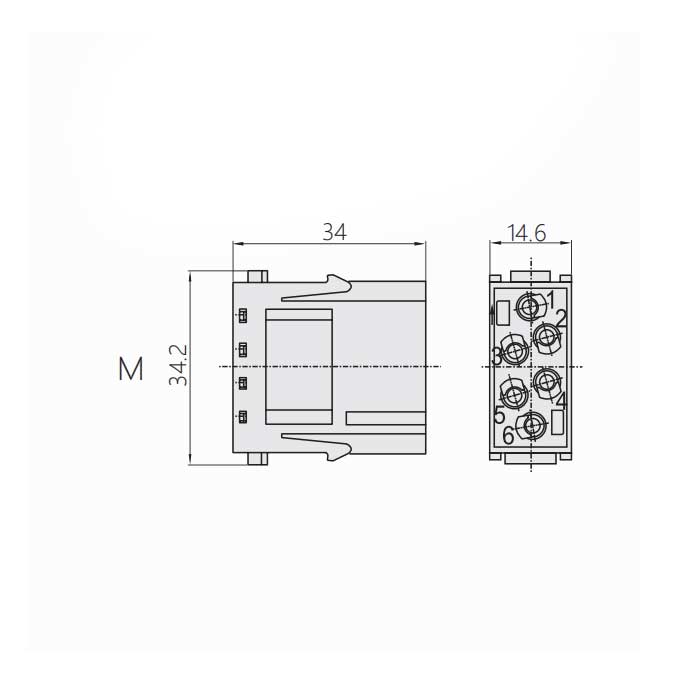 HM模塊、公接插、HM-005-MS、09140052616